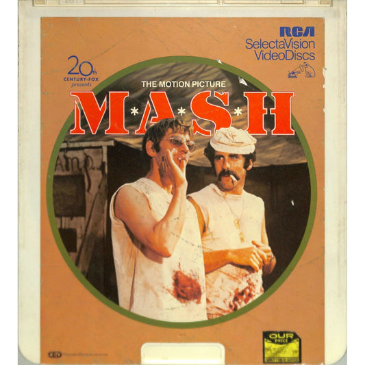 MASH: The Motion Picture (1970) Vintage CED Videodisc TESTED WORKING