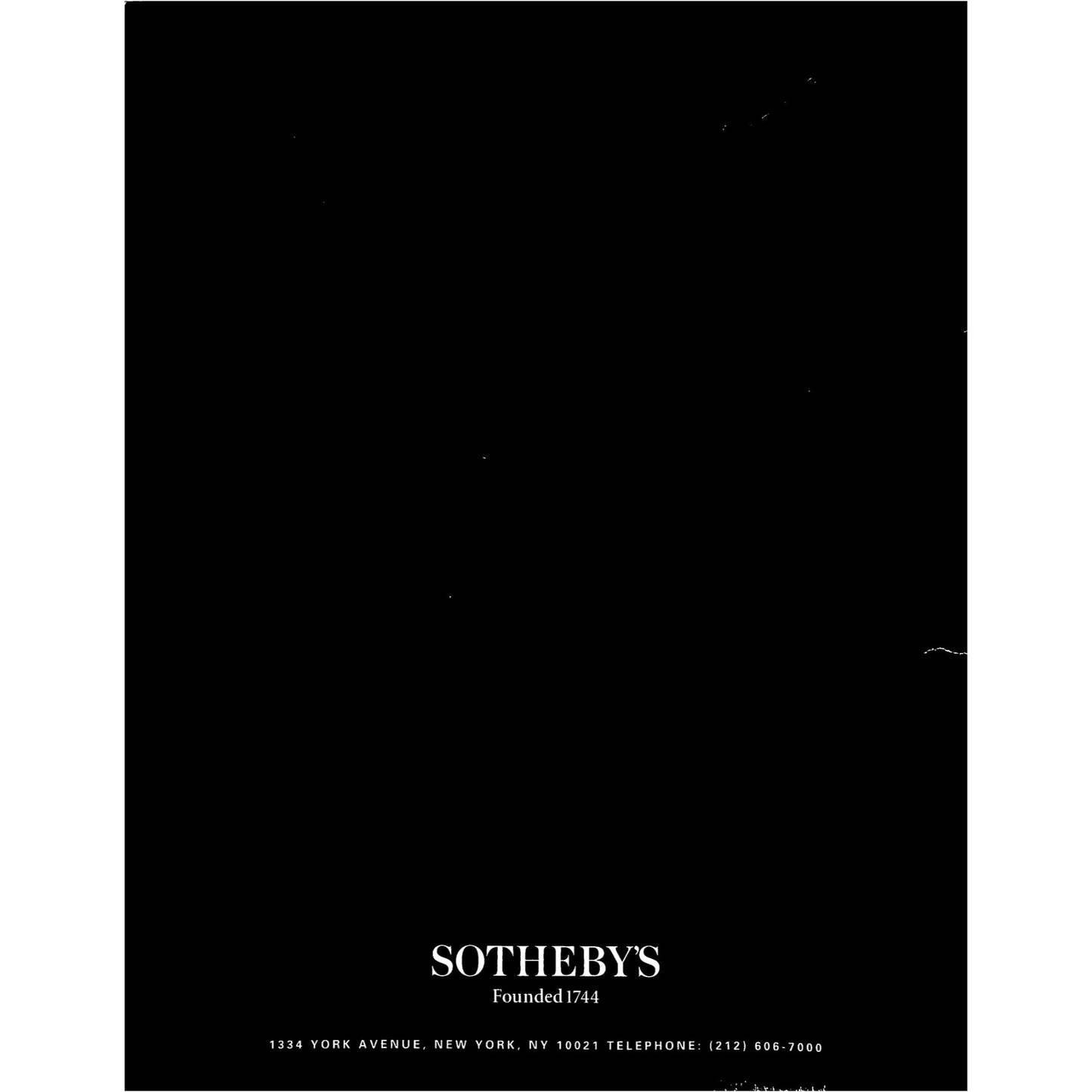 Sotheby's Contemporary Art European Private Art Auction Catalog Nov 18, 1999