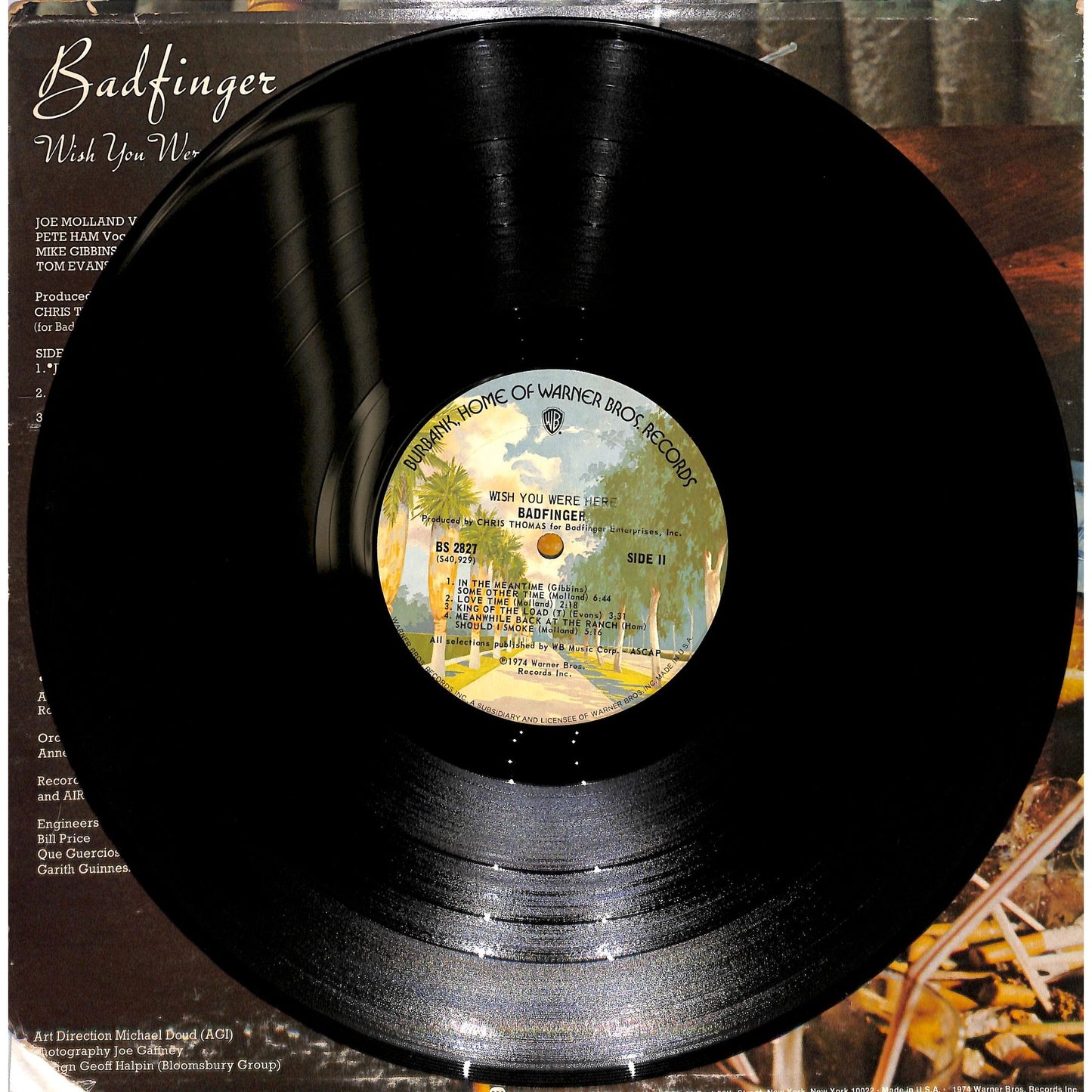 Badfinger - Wish You Were Here Vinyl Record BS 2827