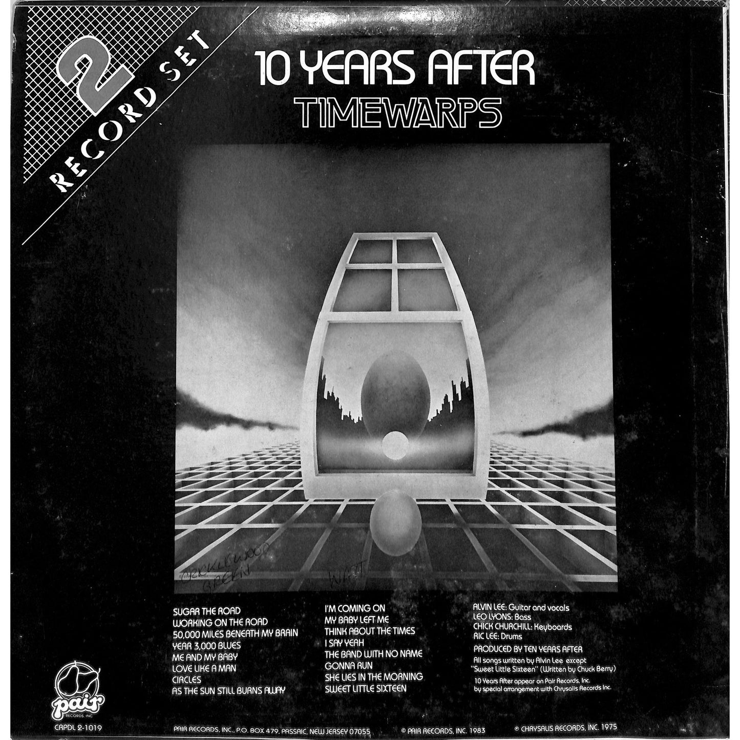 Ten Years After - Time Warps Vinyl Record CRPDL-2-1019