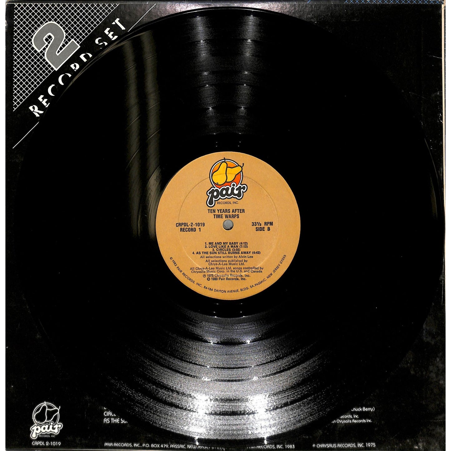 Ten Years After - Time Warps Vinyl Record CRPDL-2-1019