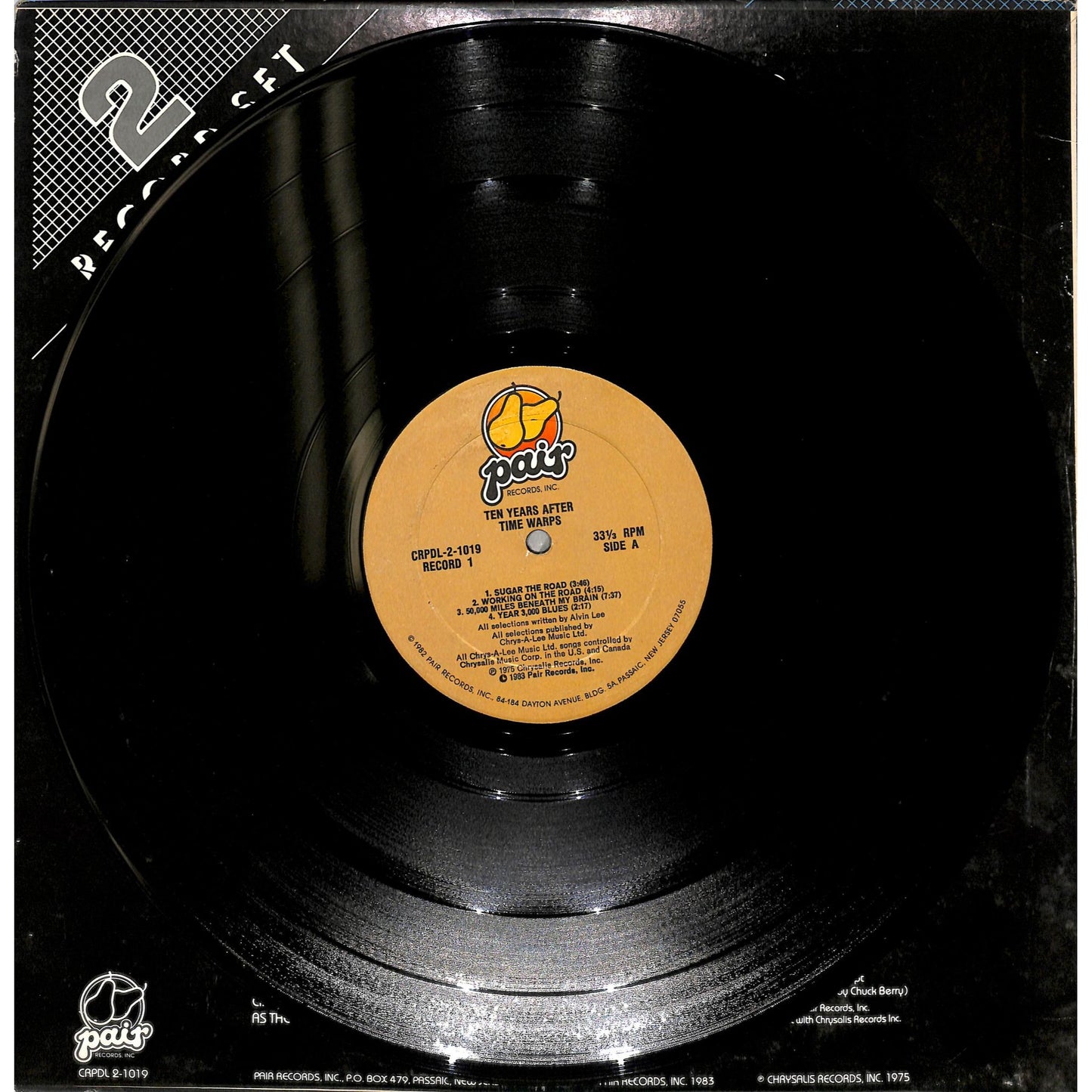 Ten Years After - Time Warps Vinyl Record CRPDL-2-1019