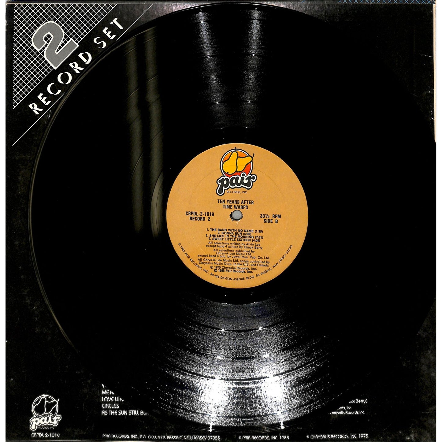 Ten Years After - Time Warps Vinyl Record CRPDL-2-1019