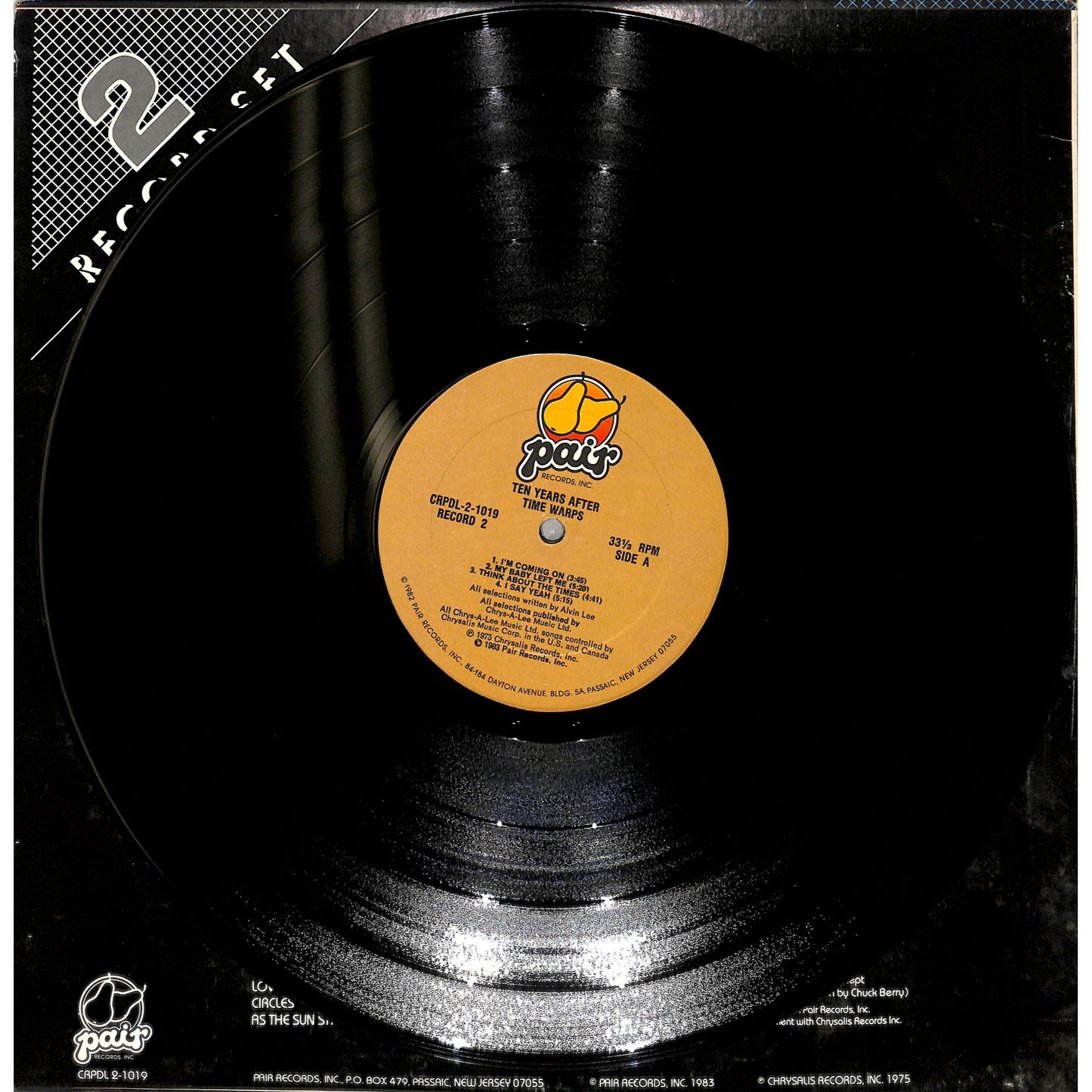 Ten Years After - Time Warps Vinyl Record CRPDL-2-1019