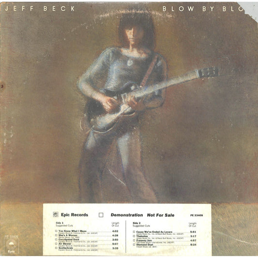 Jeff Beck - Blow by Blow (1975) Promo Vinyl Record PE 33409