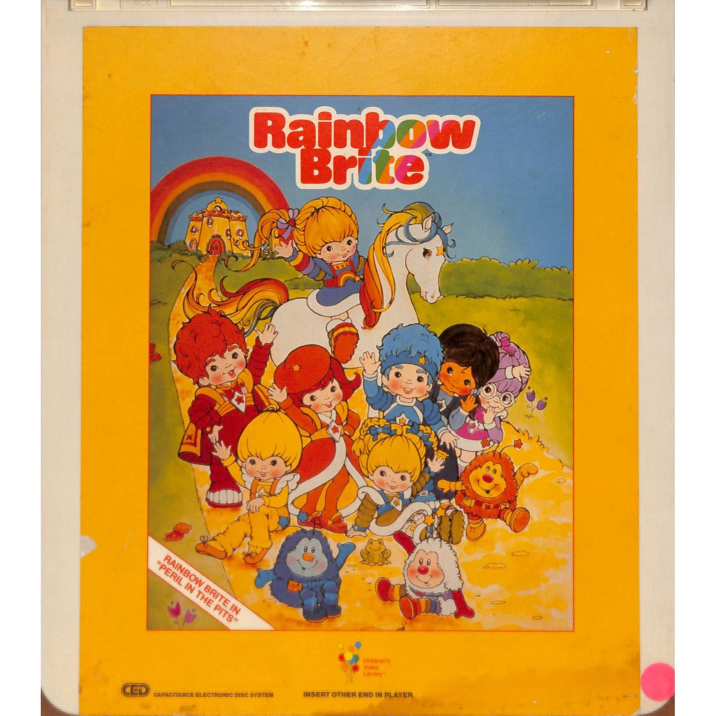 Rainbow Brite (1984) Vintage CED RCA SelectaVision Videodisc TESTED WORKING