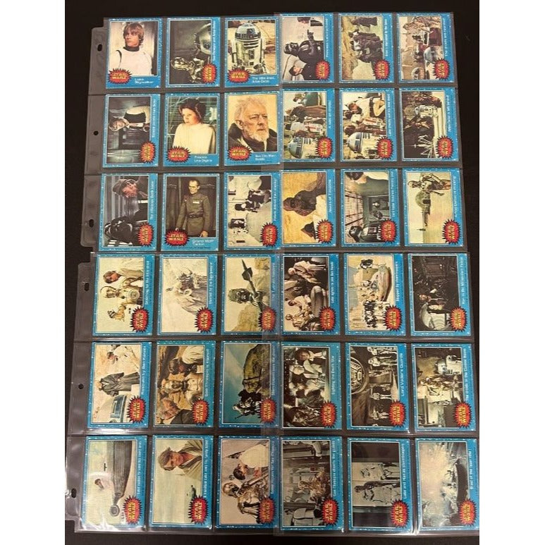 Star Wars Trading Cards 1977 Complete Series 1-5