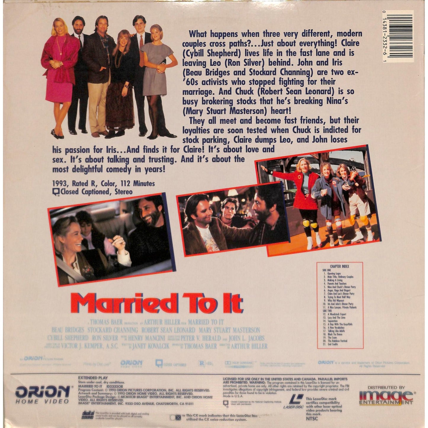 Married to It (1991) Laserdisc