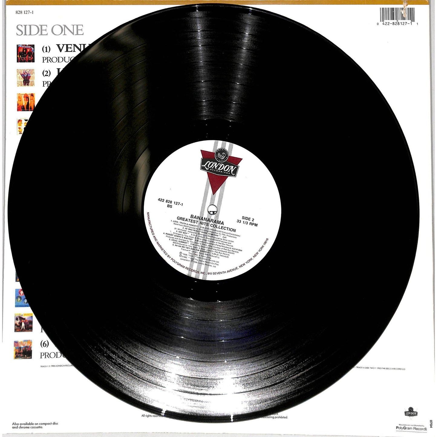 Bananarama - The Greatest Hits Collection Vinyl Record 828 127-1