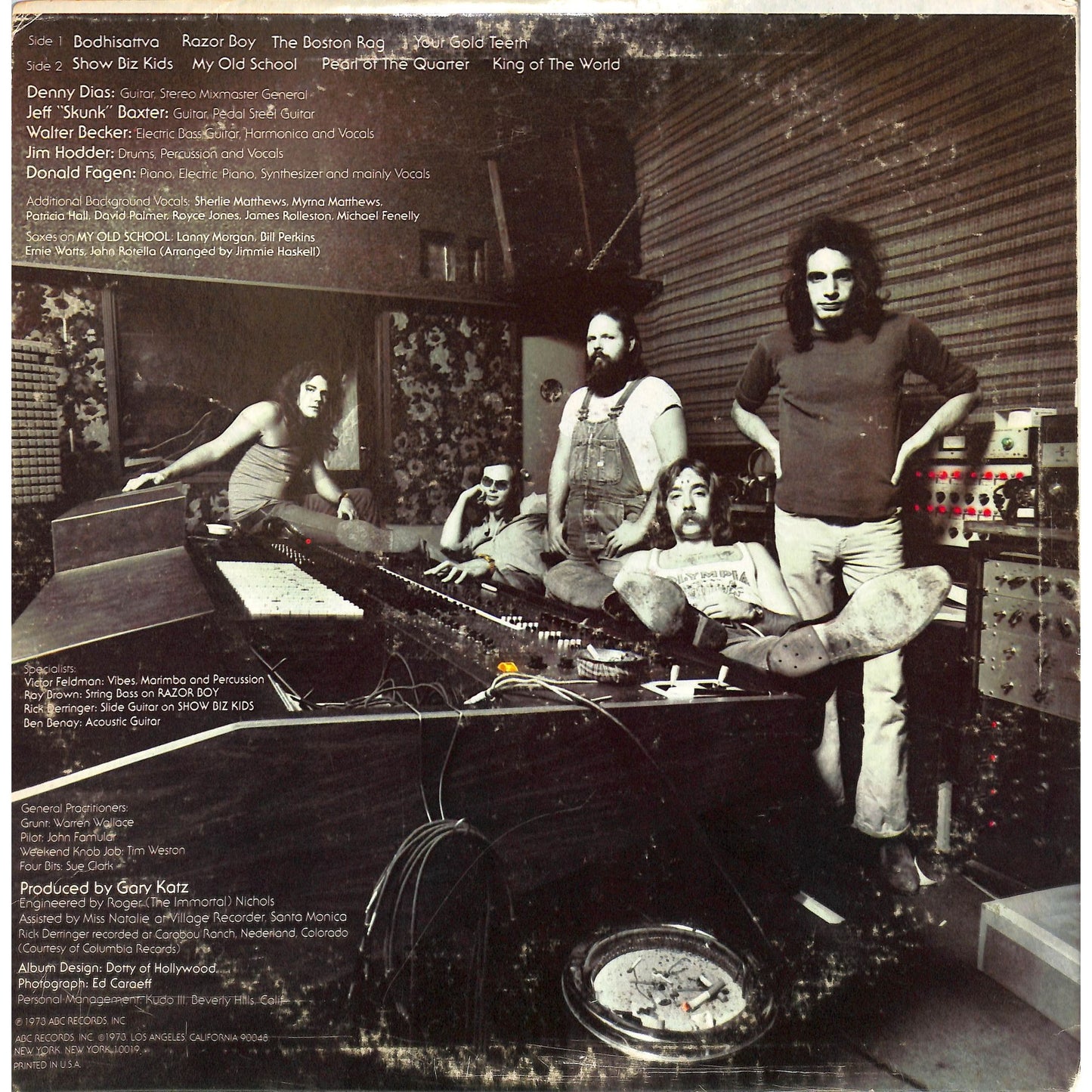 Steely Dan - Countdown to Ecstasy Vinyl Record ABCX 779