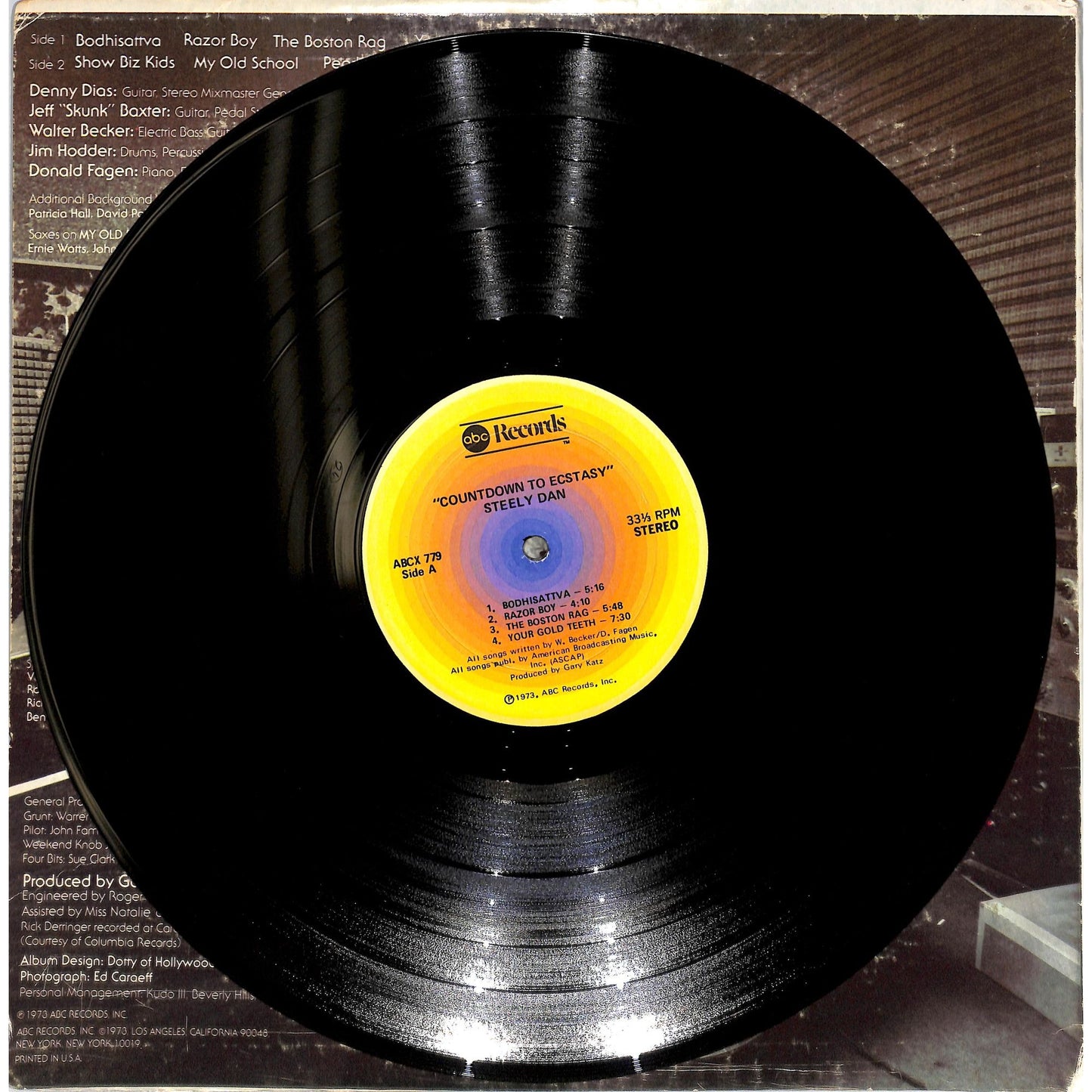 Steely Dan - Countdown to Ecstasy Vinyl Record ABCX 779