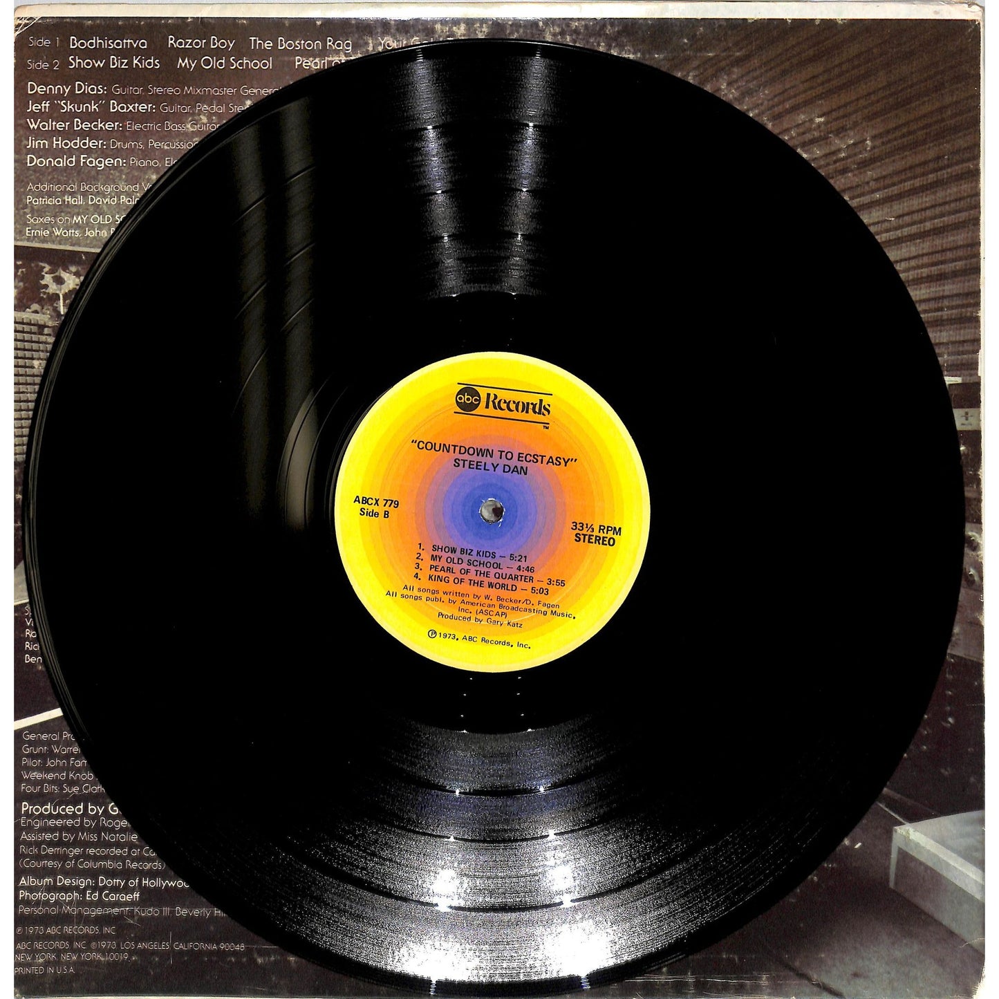 Steely Dan - Countdown to Ecstasy Vinyl Record ABCX 779