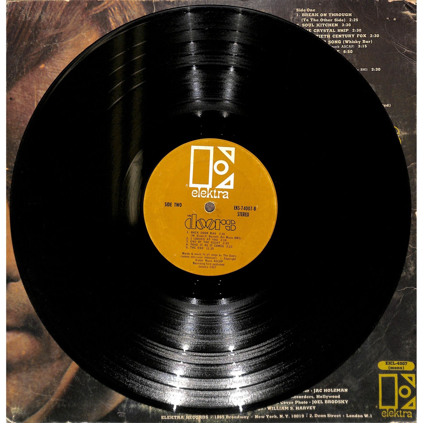 The Doors Self-Titled Vinyl Record EKS-74007