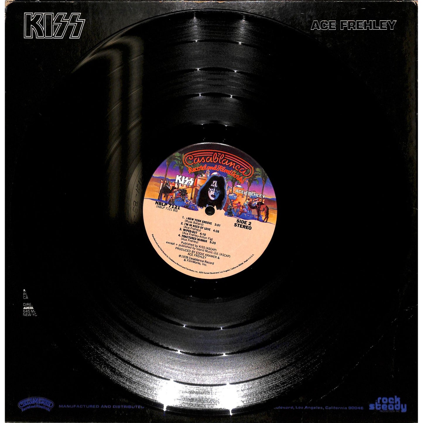 Kiss - Ace Frehley Vinyl Record NBLP-7121