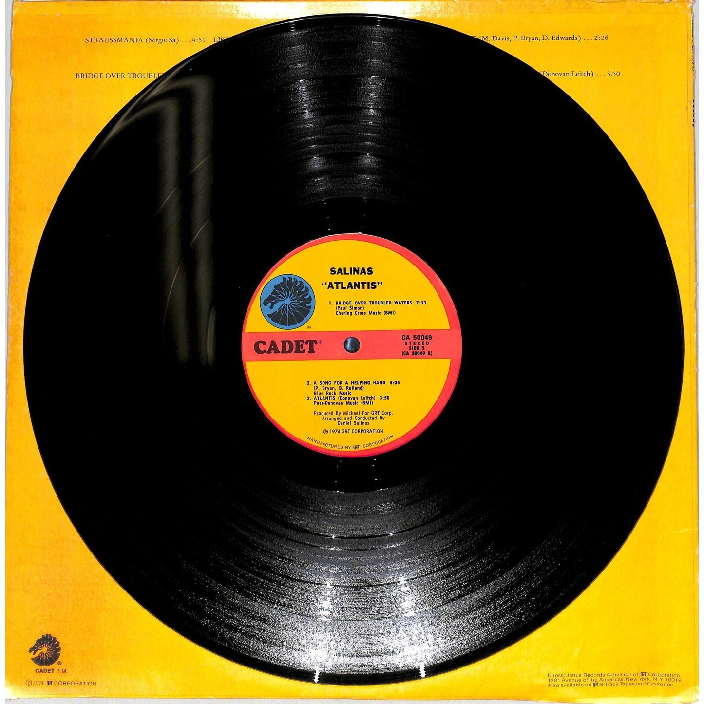 Daniel Salinas - Atlantis Vinyl Record CA 50049
