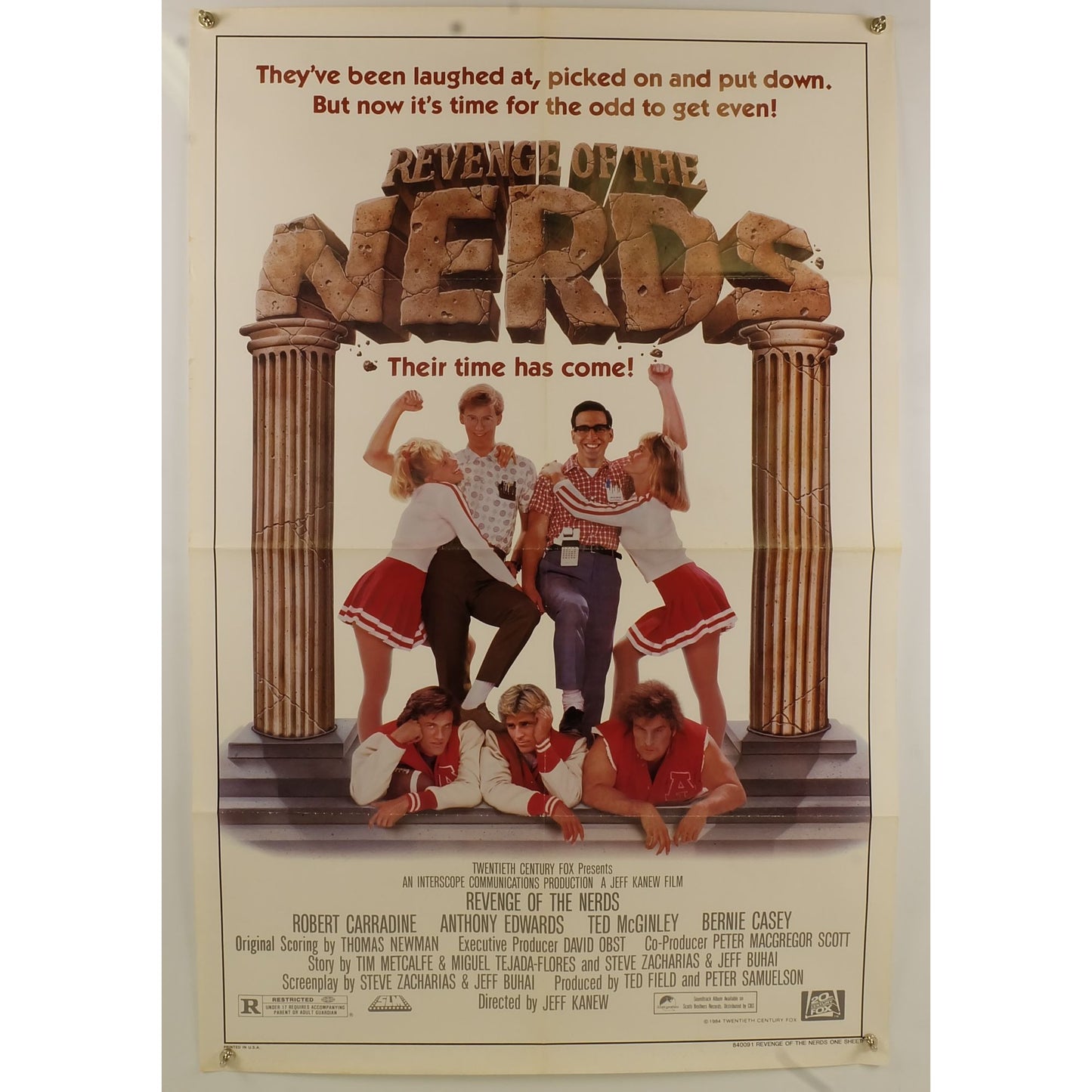 Revenge of the Nerds (1984) Original Movie Poster Folded 27x40