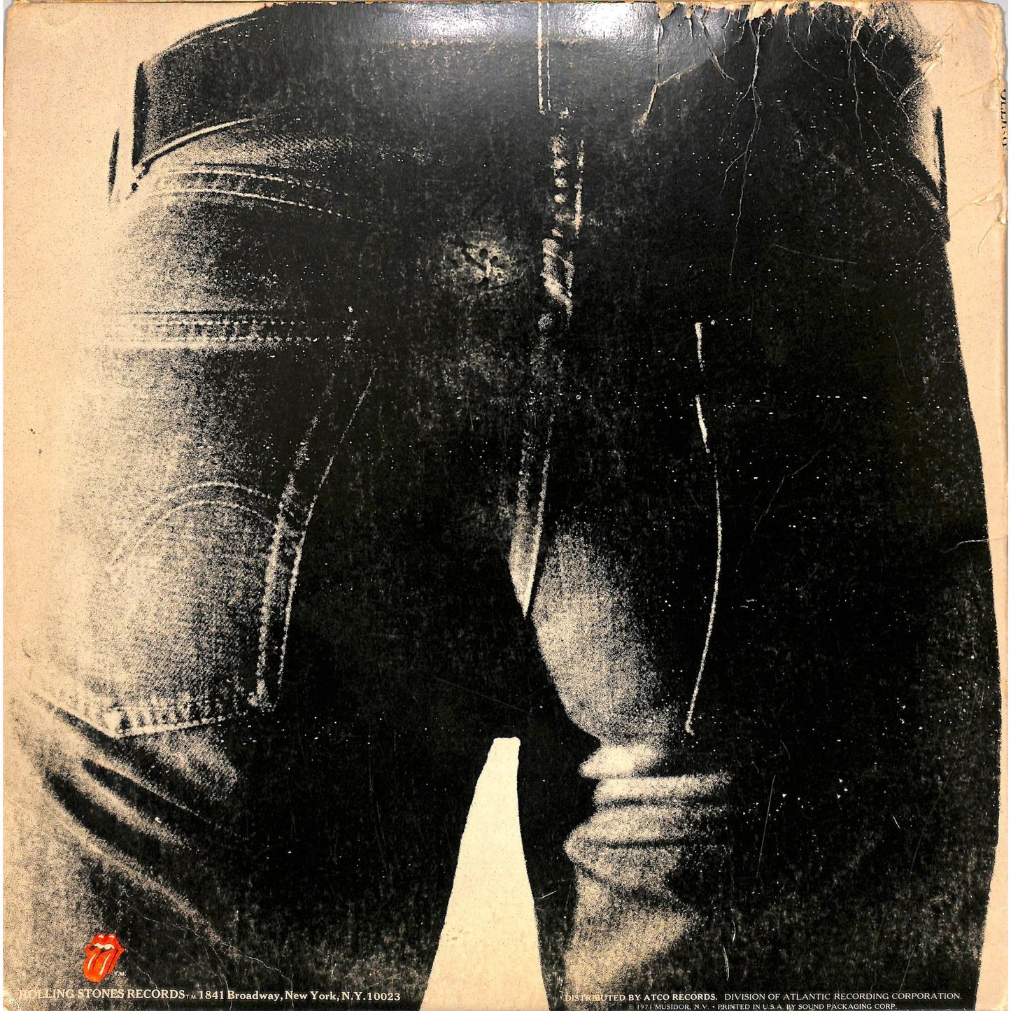 The Rolling Stones - Sticky Fingers Vinyl Record COC 59100