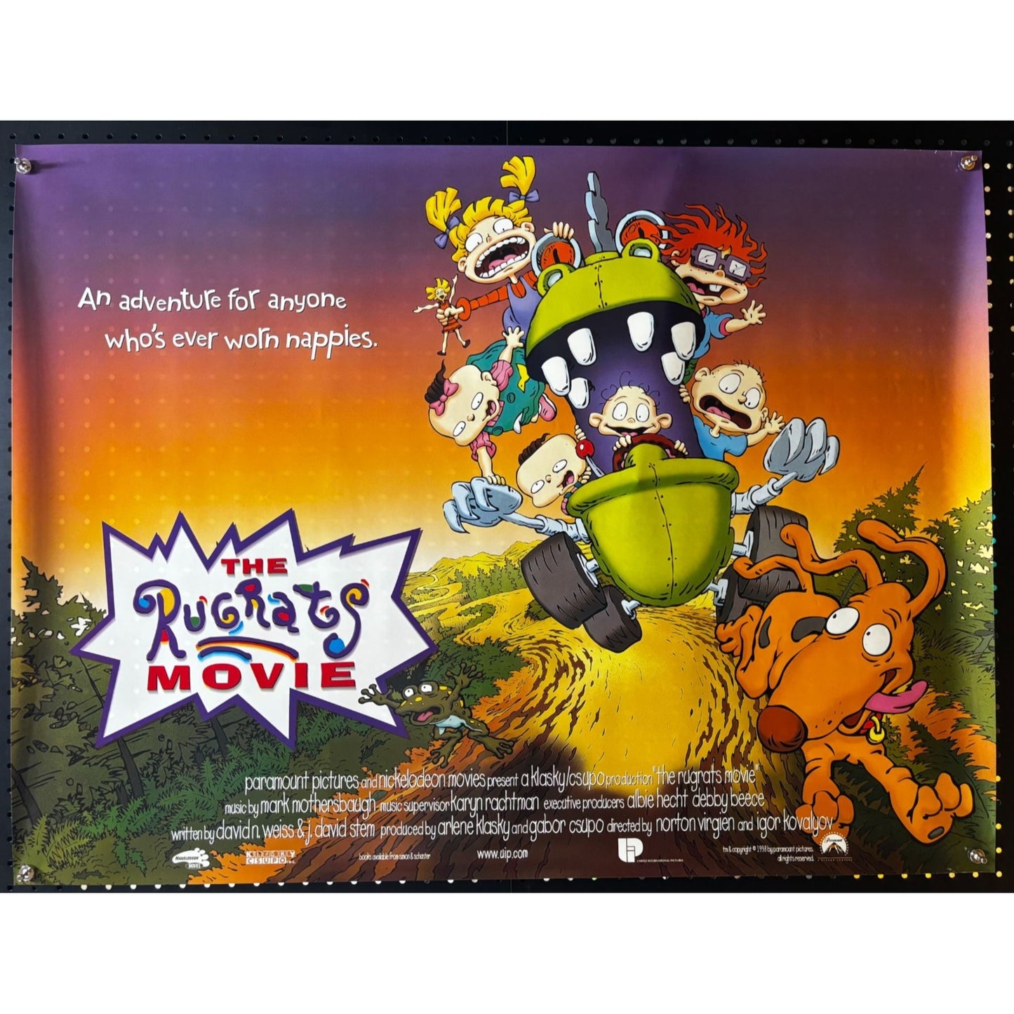The Rugrats Movie (1998) Double-Sided, Original Rolled UK Quad 30x40