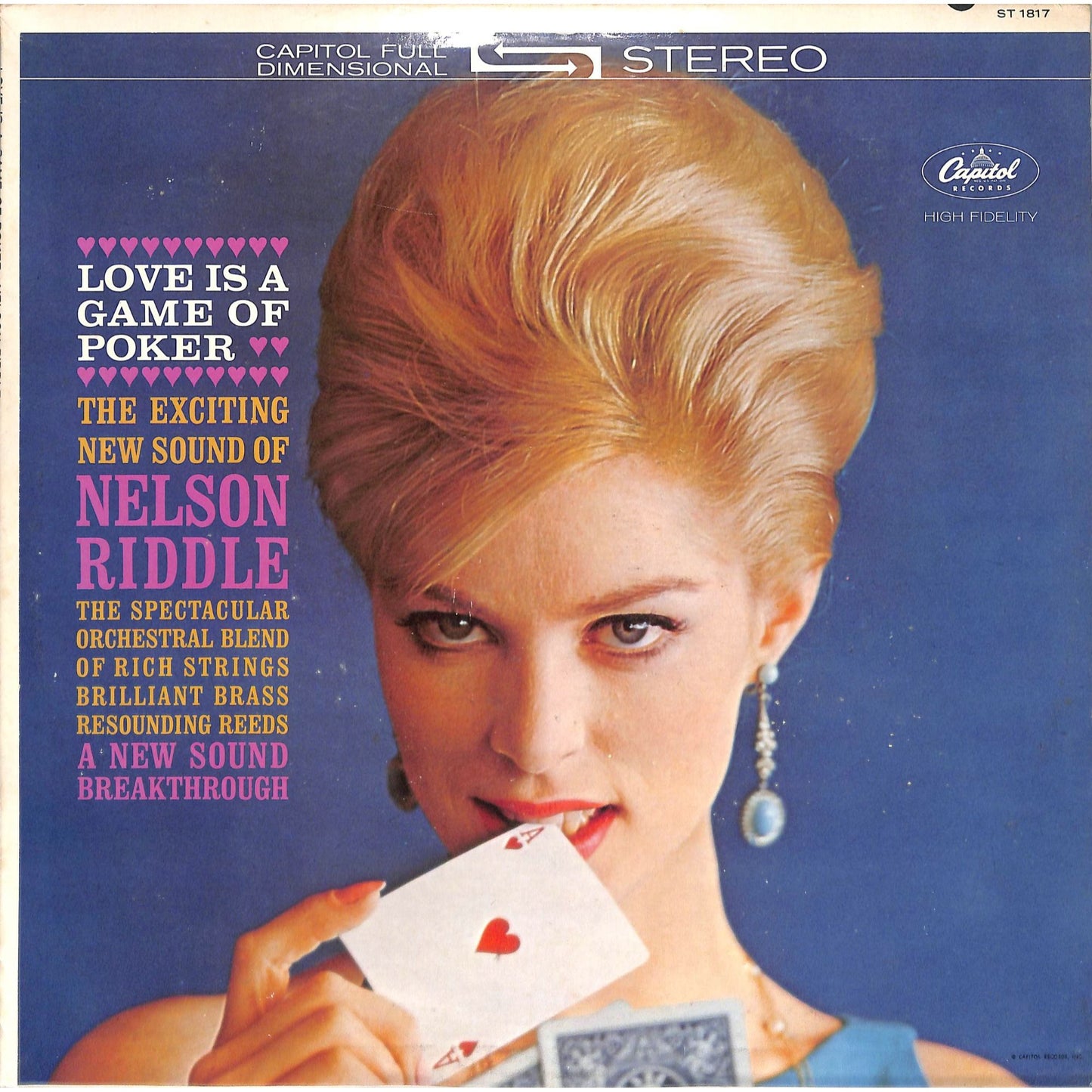 Nelson Riddle - Love Is a Game of Poker (1962) Vinyl Record ST-1817