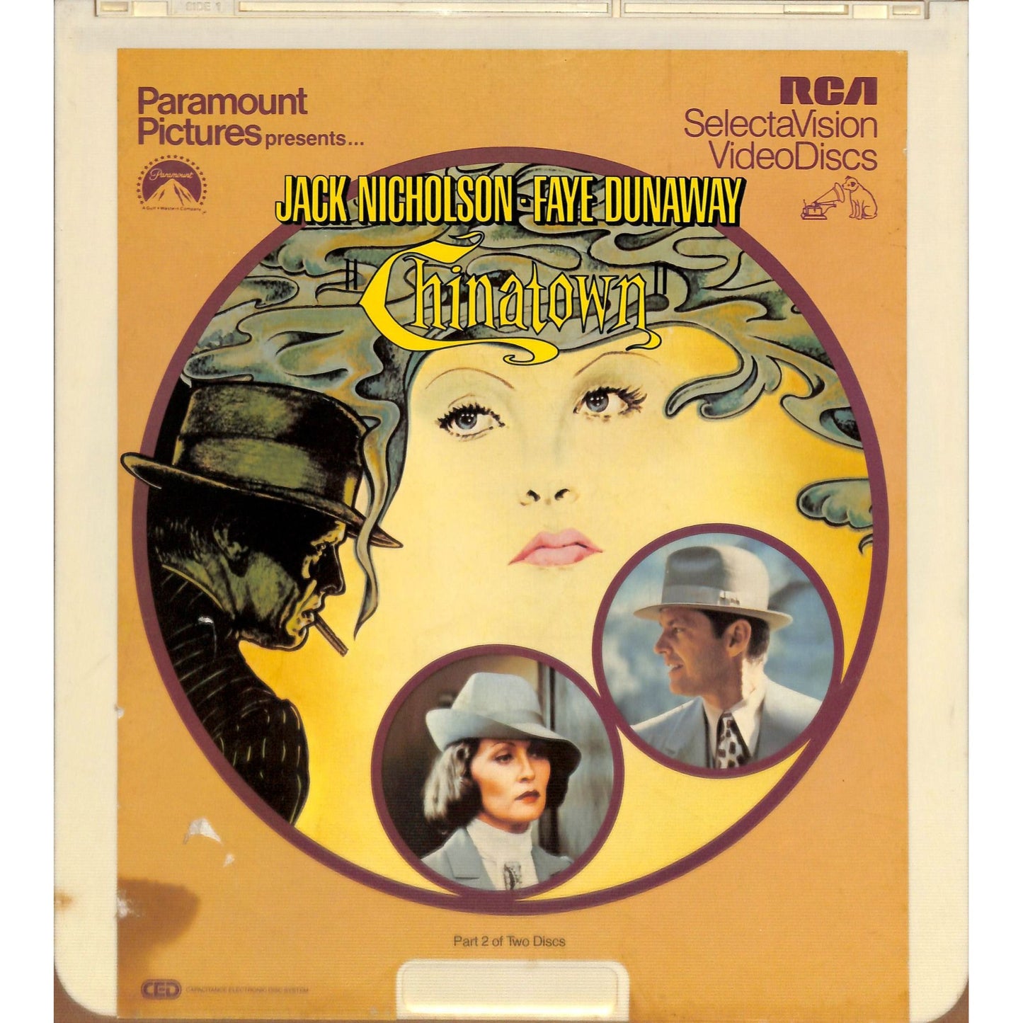 Chinatown (1974) Vintage CED Videodisc TESTED WORKING