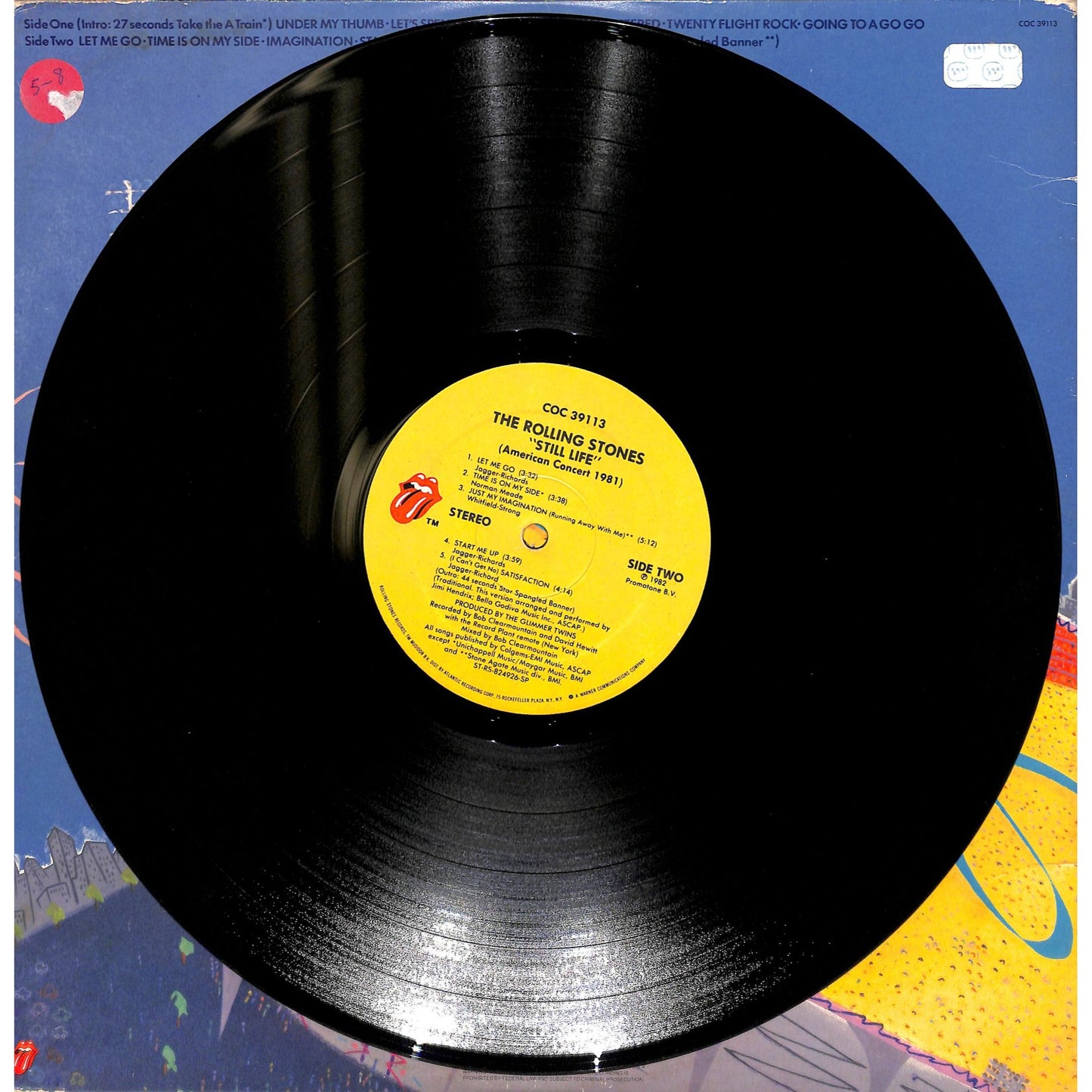 The Rolling Stones - Still Life (American Concert 1981) Vinyl Record COC 39113