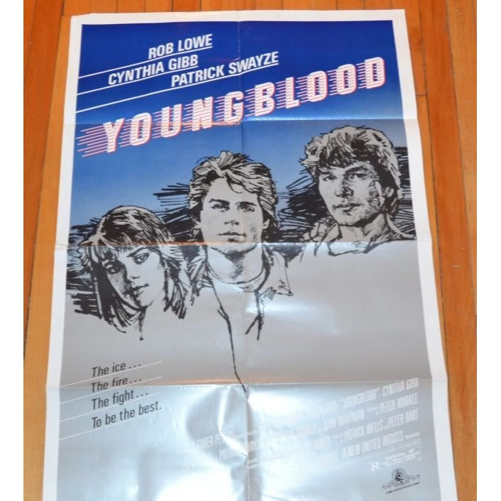 Youngblood (1986) Original Movie Poster Folded 27x41