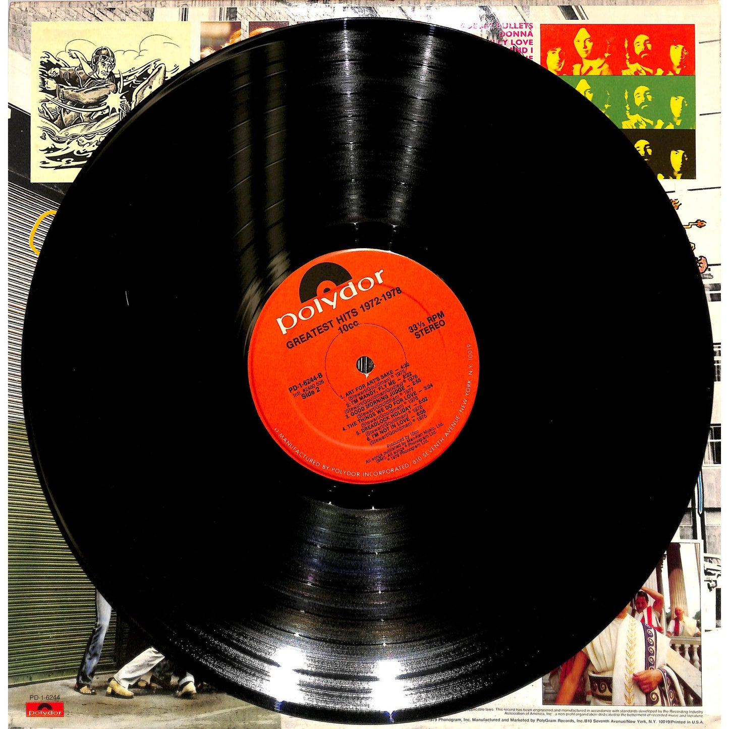 10cc - Greatest Hits 1972-1978 Vinyl Record PD-1-6244