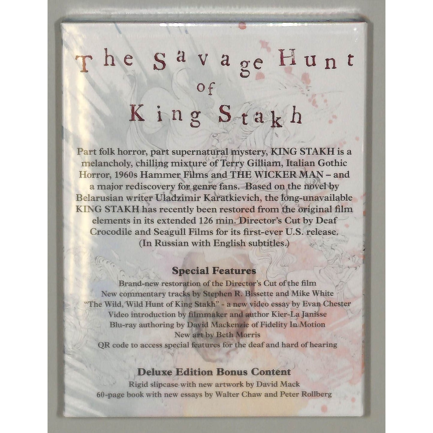 Savage Hunt of King Stakh (1980) Brand New Sealed Deluxe Edition