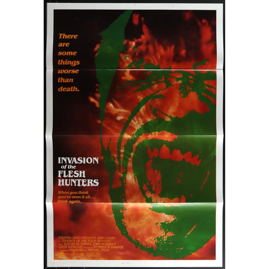 Invasion of the Flesh Hunters (1983) Original Movie Poster Folded 27x41 EM8-519
