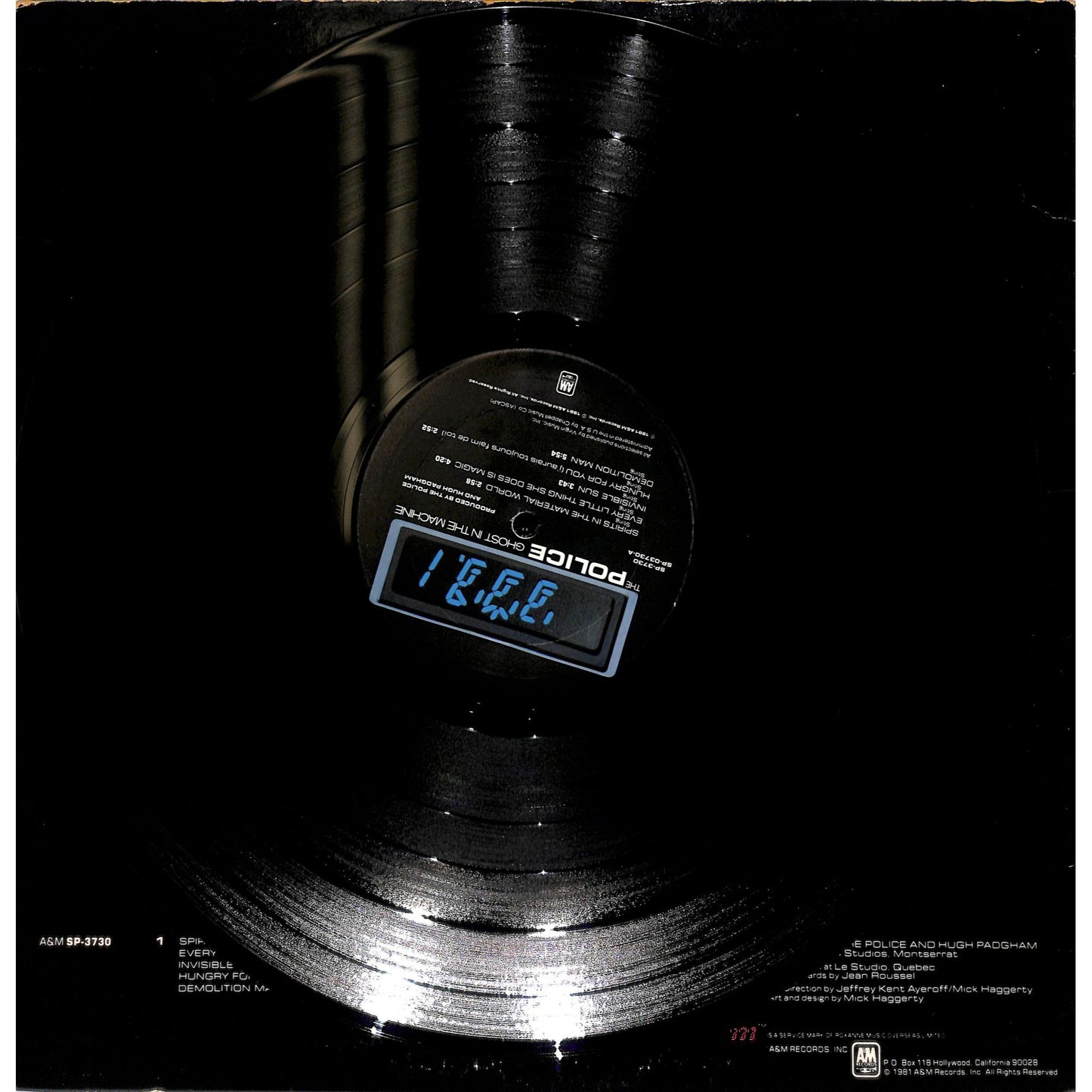 The Police - Ghost in the Machine Vinyl Record SP-3730