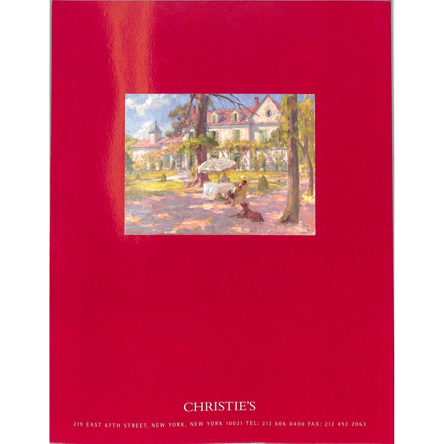 Christie's Impressionist and Modern Art Auction Catalog May 8, 2001