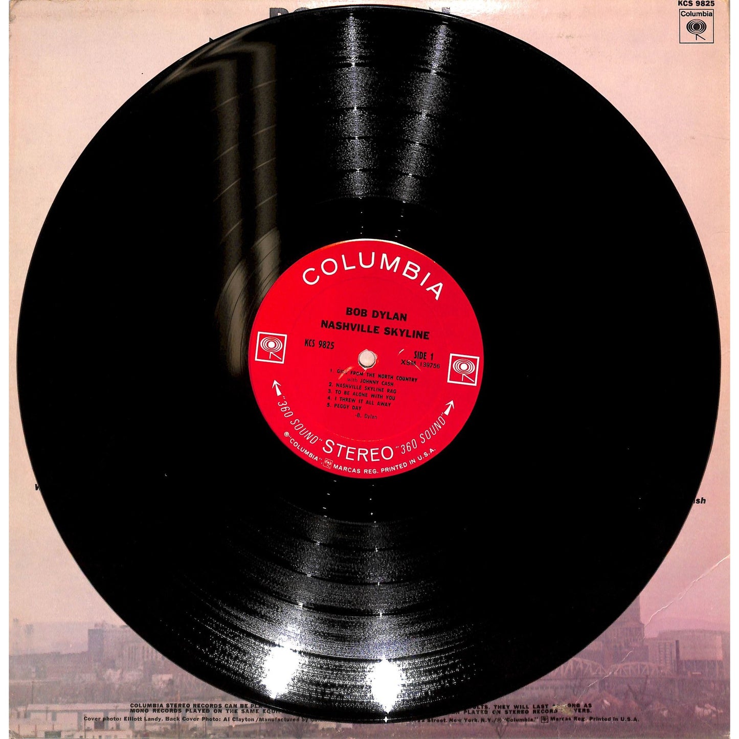 Bob Dylan - Nashville Skyline Vinyl Record KCS 9825