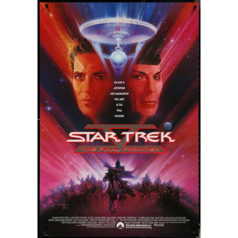 Star Trek V - The Final Frontier (1989) Original Advance Movie Poster 27x40