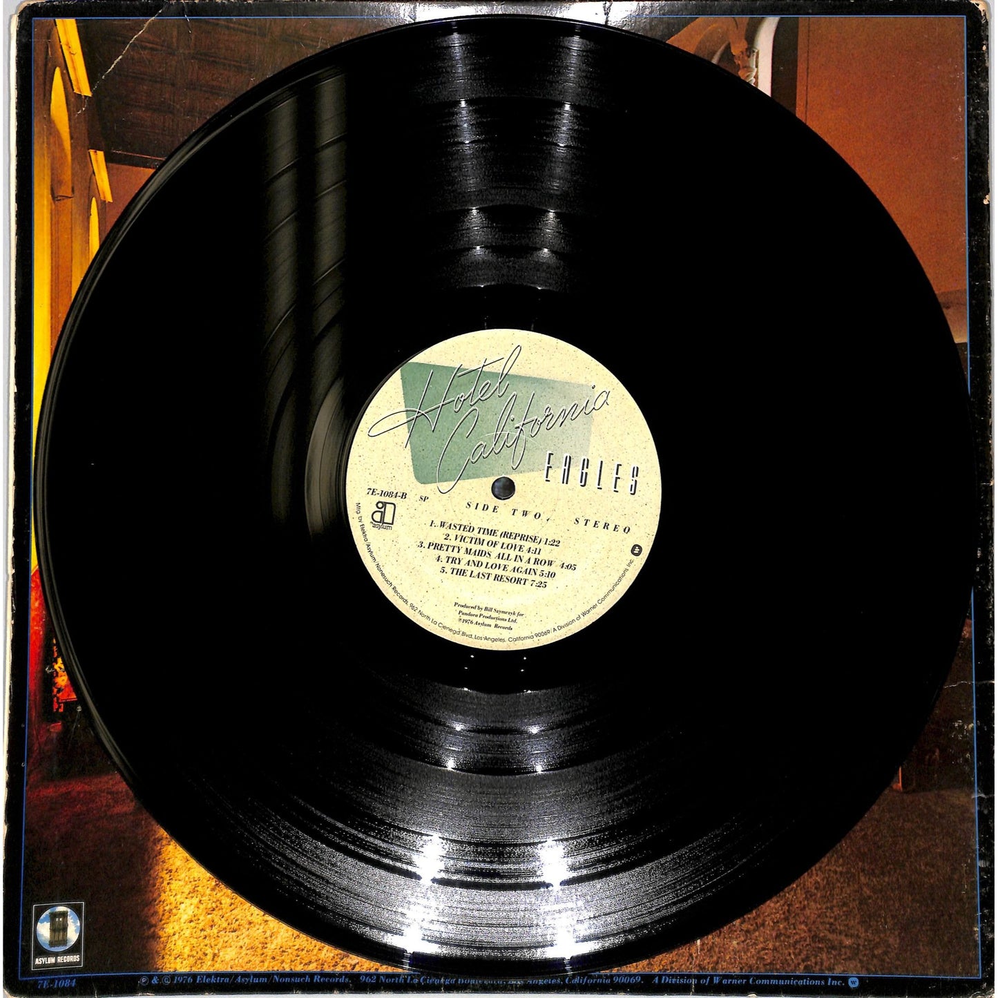 Eagles - Hotel California Vinyl Record 7E-1084