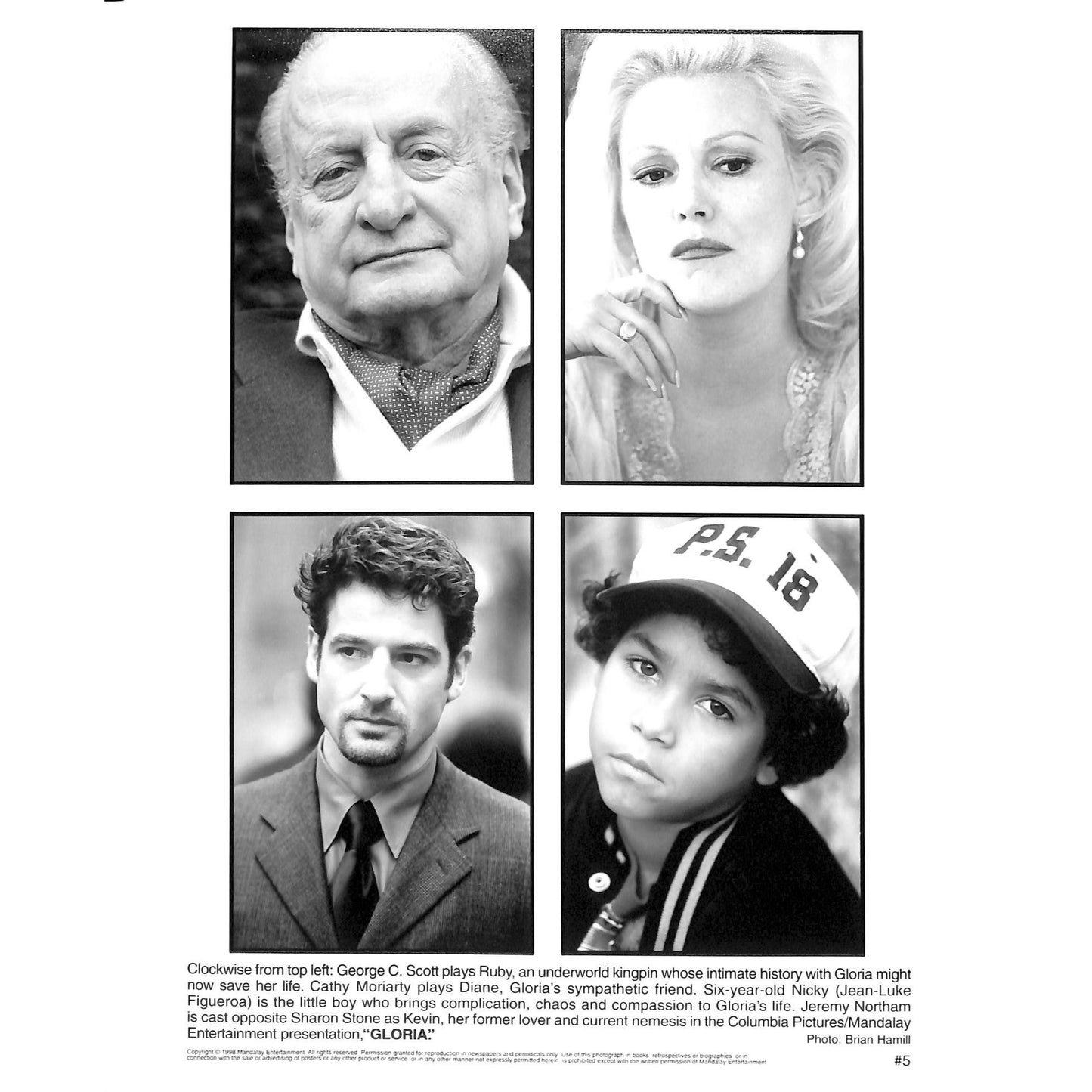 Gloria (1999) Movie Still Full Set 8x10