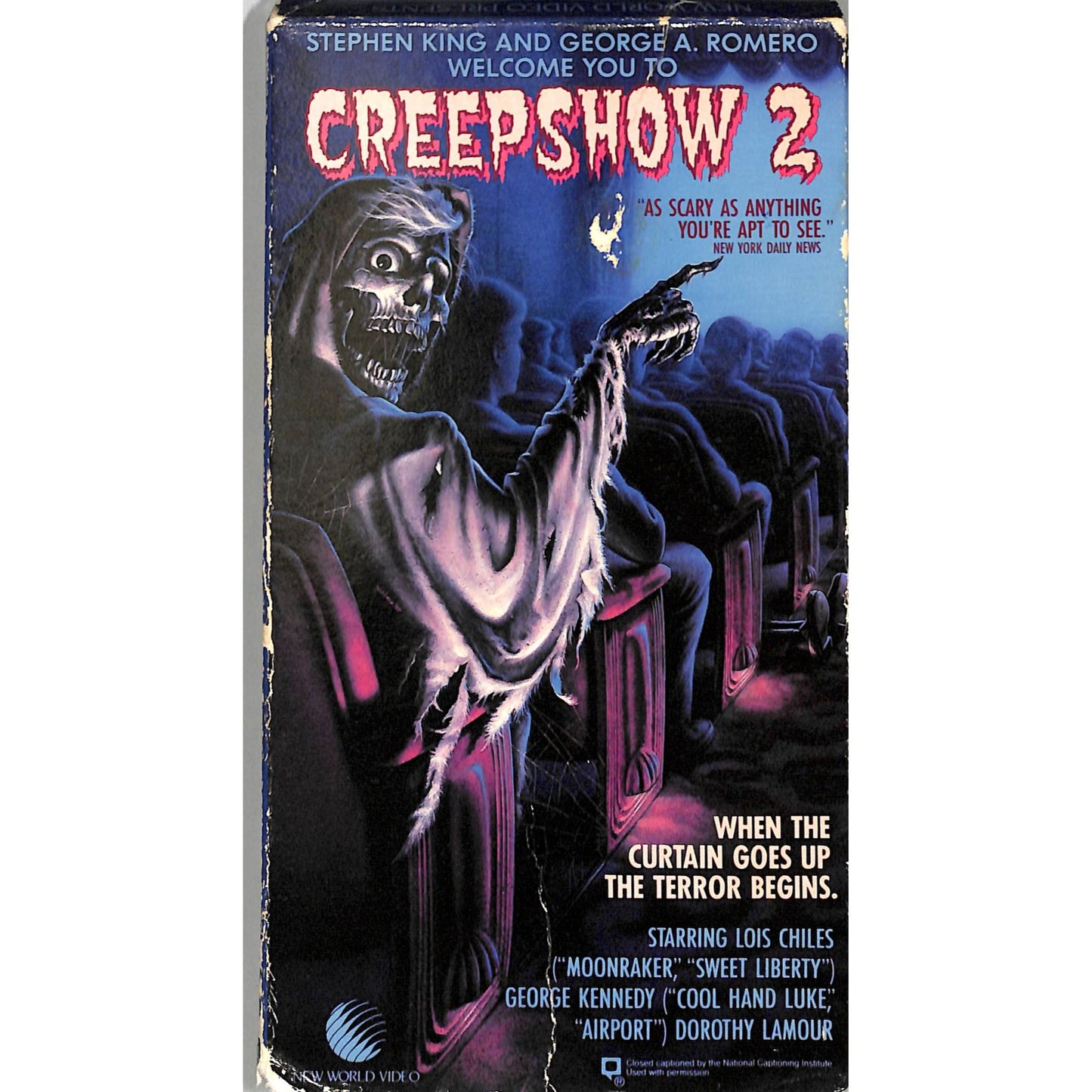 Creepshow 2 (1987) VHS Tape Good condition