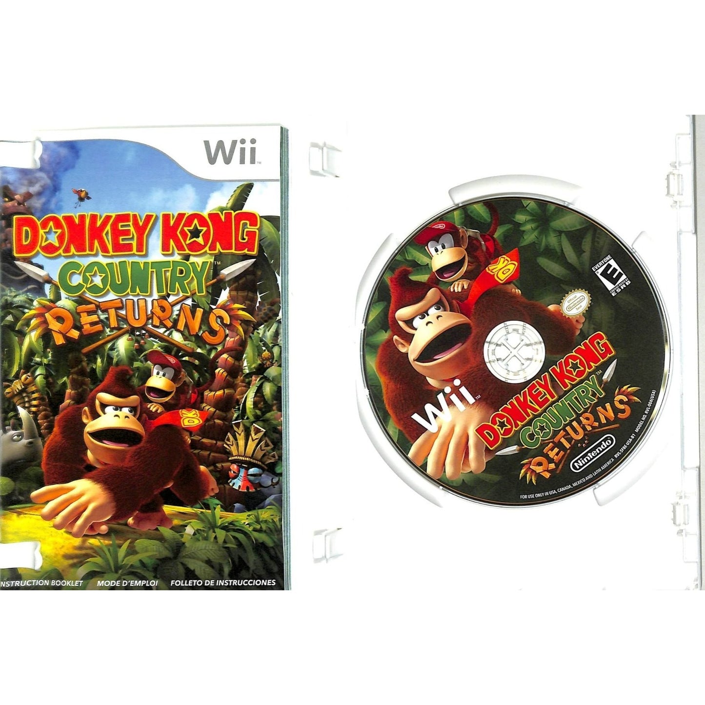 Donkey Kong Country Returns (2010) Nintendo Wii CIB
