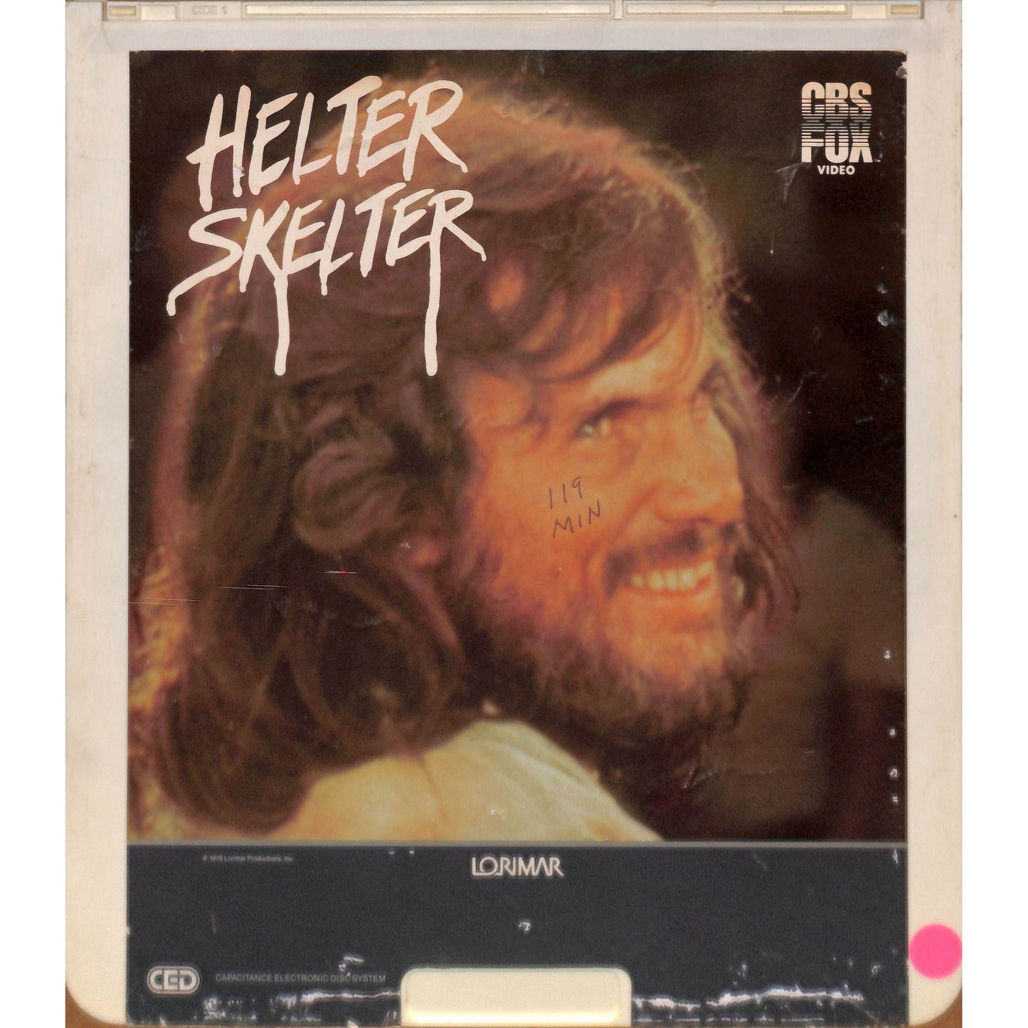 Helter Skelter (1976) Vintage CED RCA SelectaVision VideoDisc TESTED WORKING