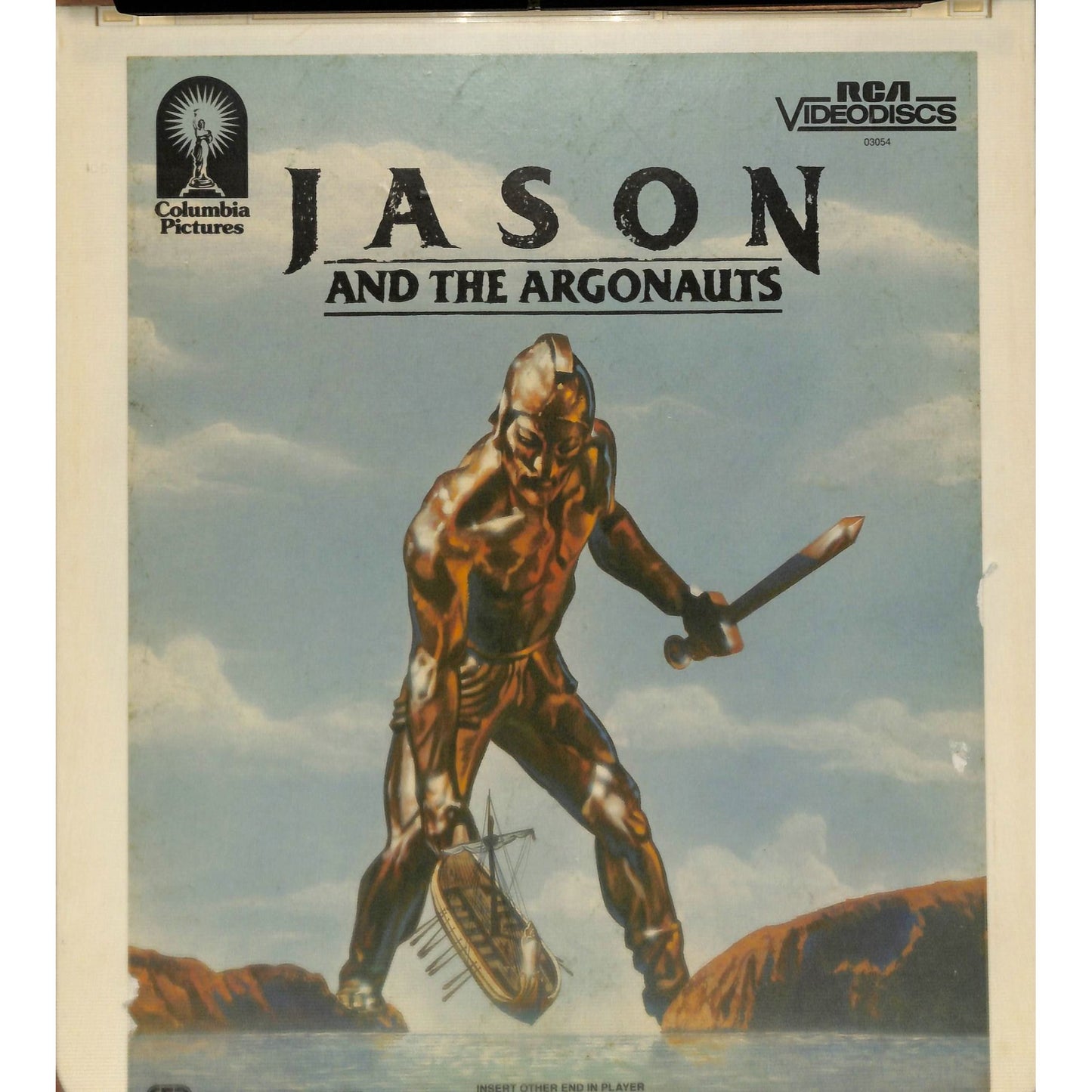 Jason and The Argonauts (1963) Vintage CED RCA SelectaVision Videodisc TESTED WORKING