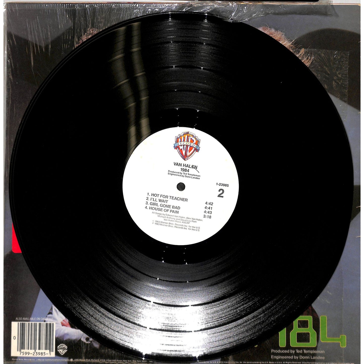 Van Halen - 1984 Vinyl Record 1-23985