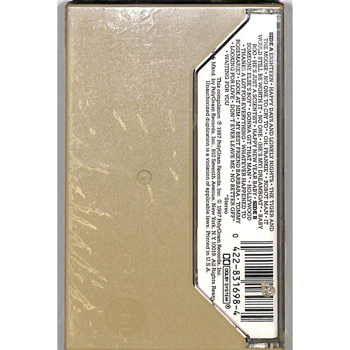 Connie Francis – Rocksides (1957-64) Brand New Sealed Cassette