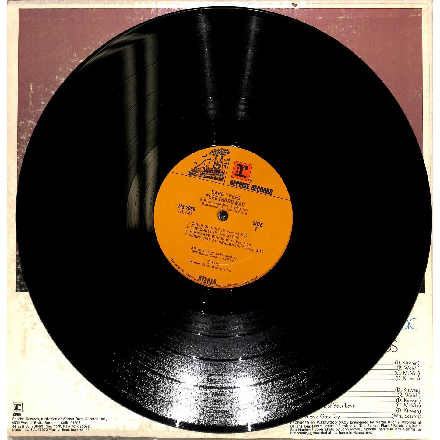 Fleetwood Mac - Bare Trees Vinyl Record MS 2080
