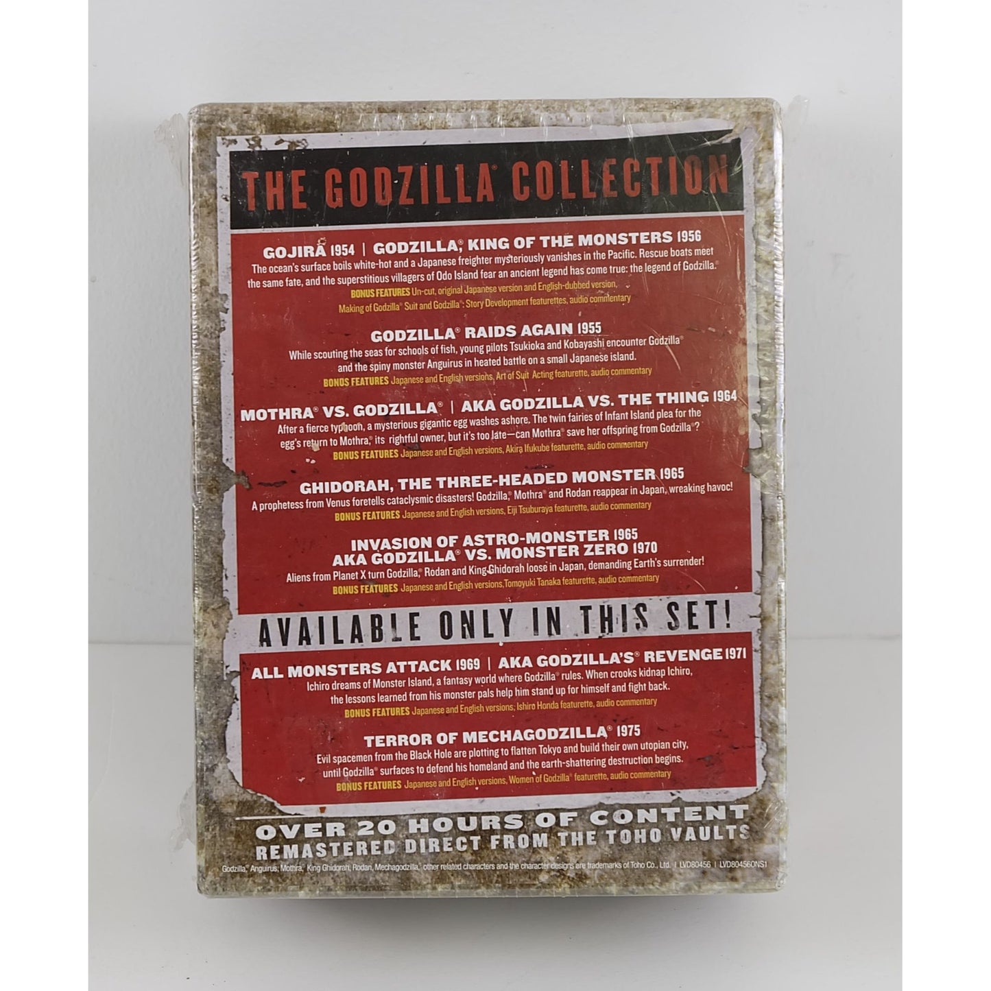 The Godzilla Collection: Vol. 1 & 2 DVD Box Set