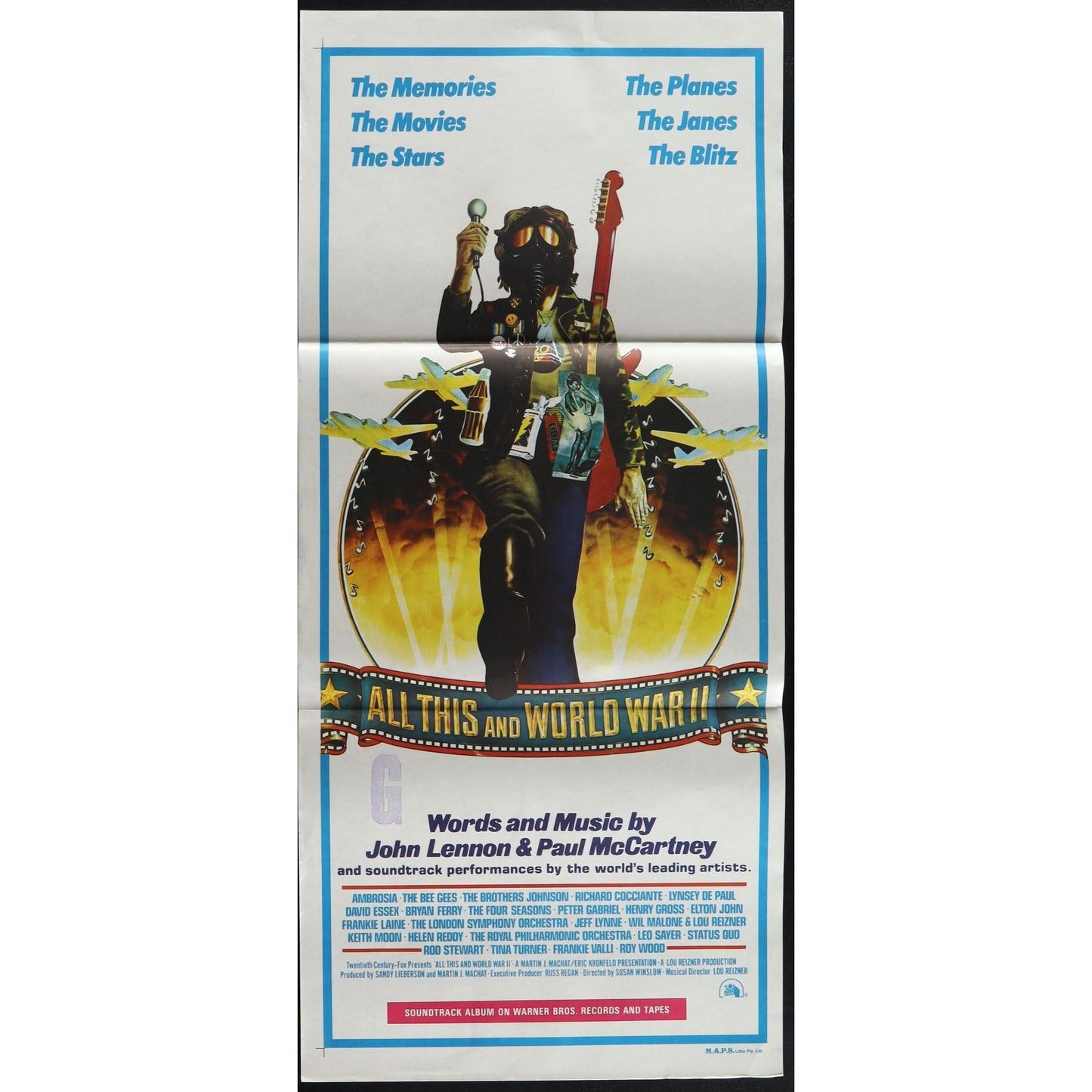 All This and World War II (1976) Original Australian Day Bill Movie Poster