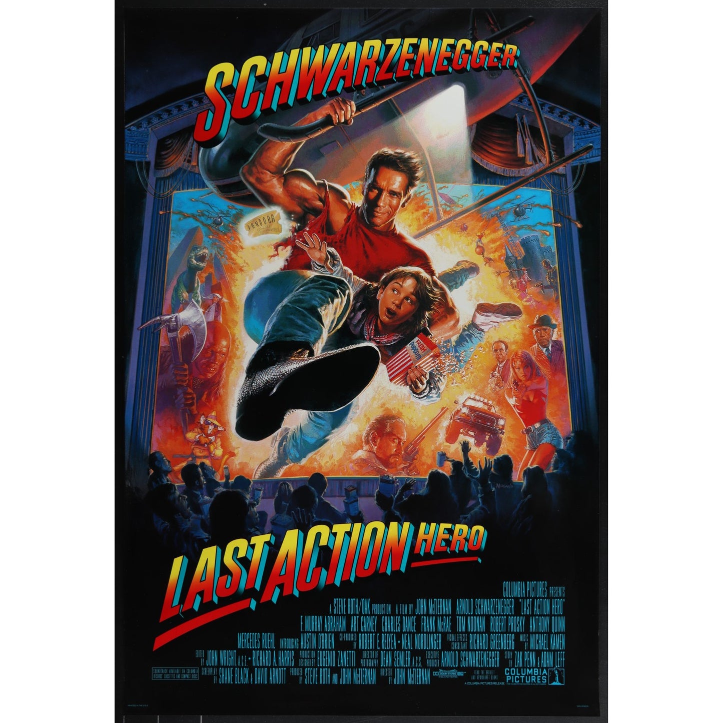 Last Action Hero (1993) Original Movie Poster Rolled 27x40