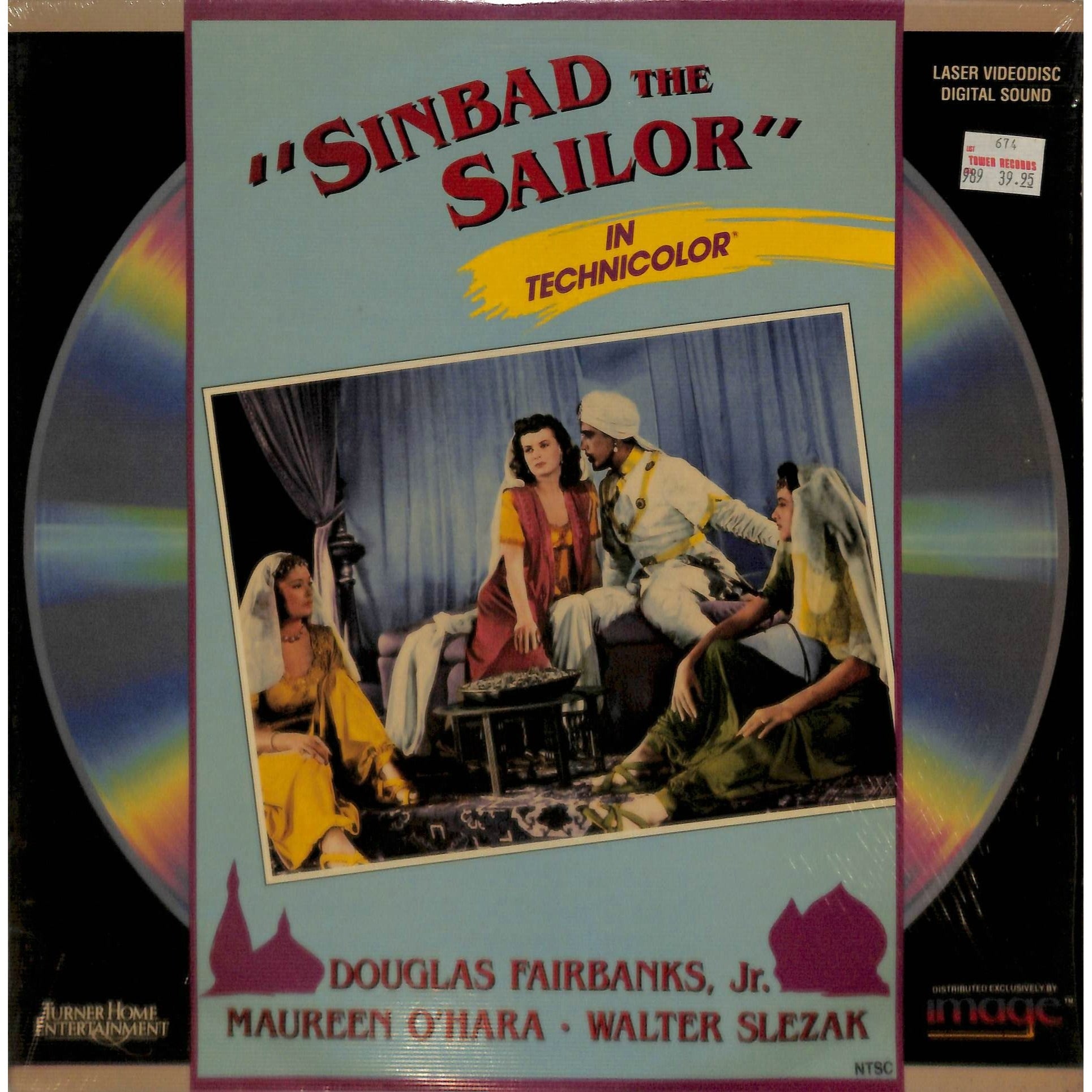 Sinbad The Sailor (1947) Laserdisc Video PopCatalog