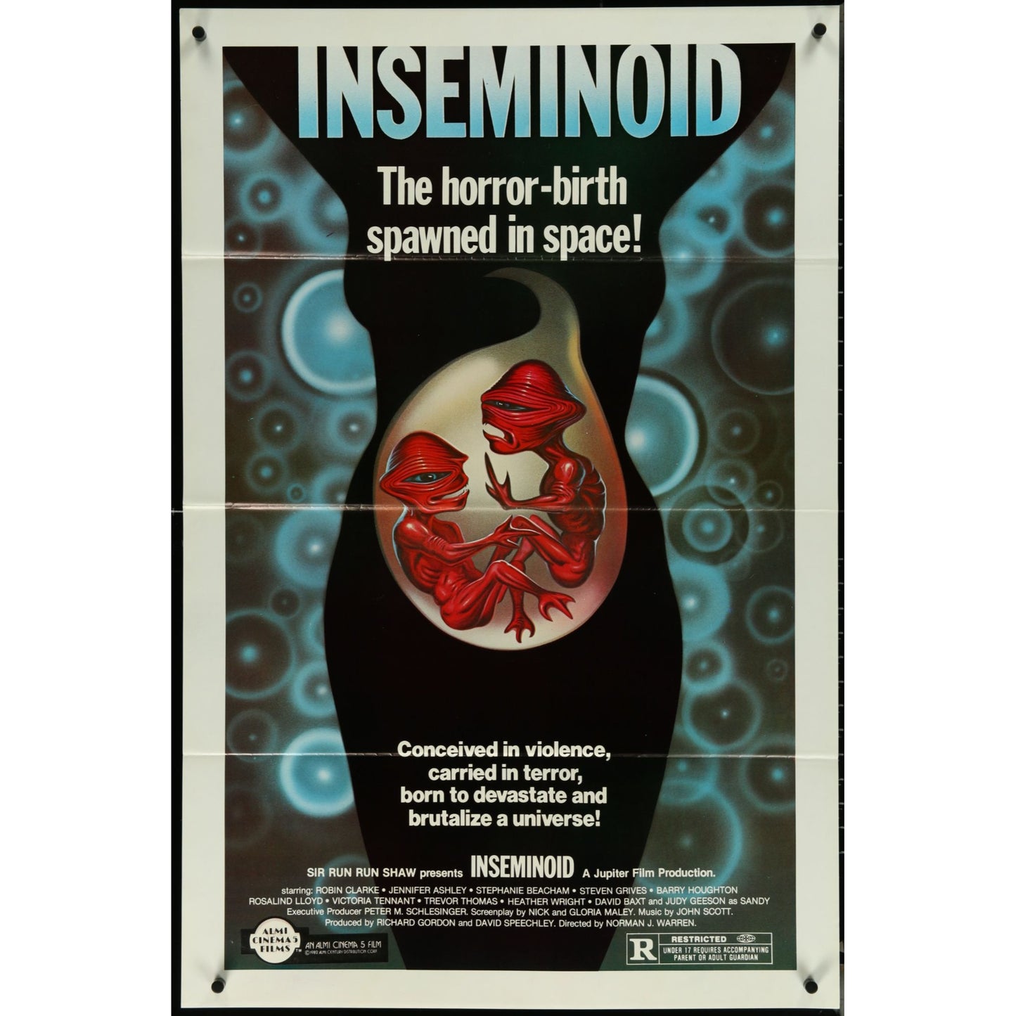 Inseminoid (1981) Original Movie Poster Folded 27x41 EM8-497