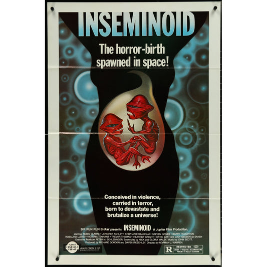 Inseminoid (1981) Original Movie Poster Folded 27x41 EM8-497