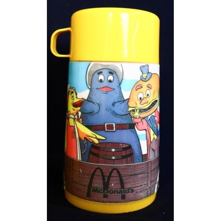 Vintage metal McDonalds lunchbox w/ thermos
