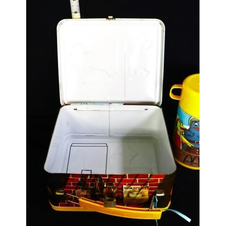 Vintage metal McDonalds lunchbox w/ thermos